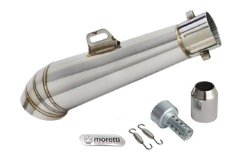 Tłumik wydech tuningowy uniwersalny stal03