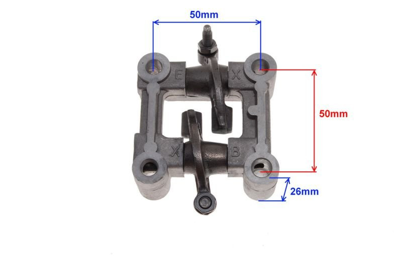Dźwignie zaworowe z podstawą klawiatura GY6 50ccm