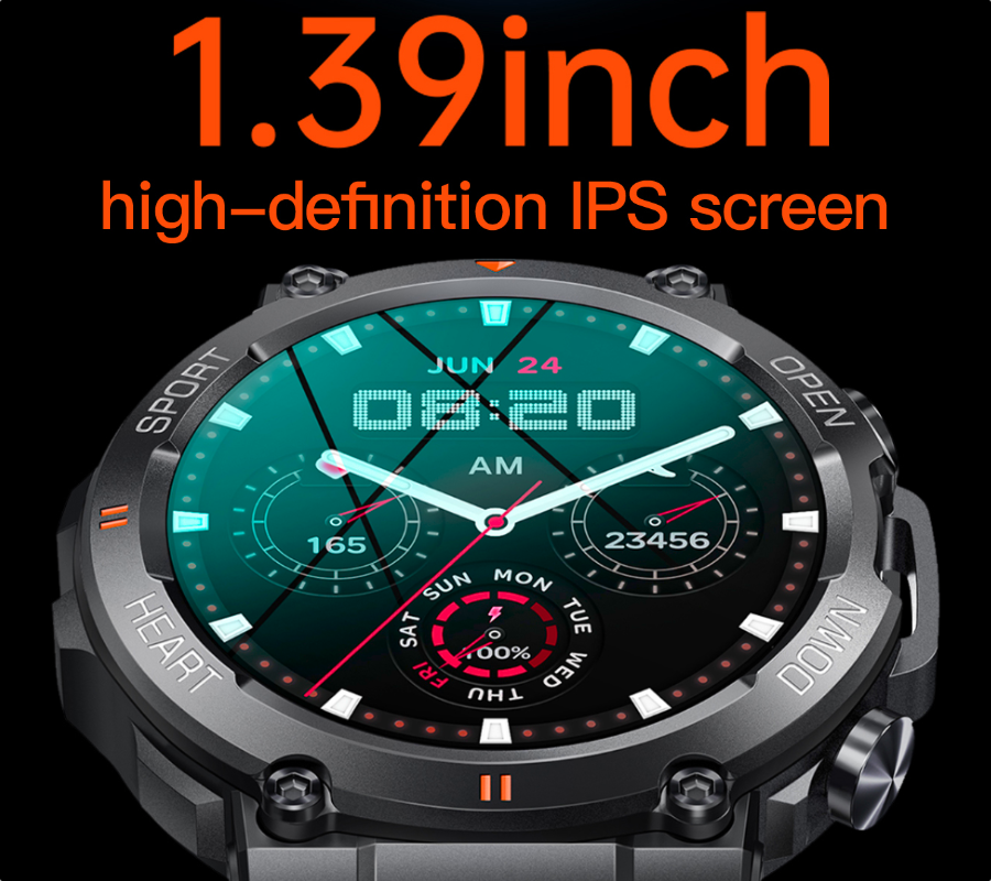 Smartwatch zegarek Rubicon RNCE95 czarny Bluetooth