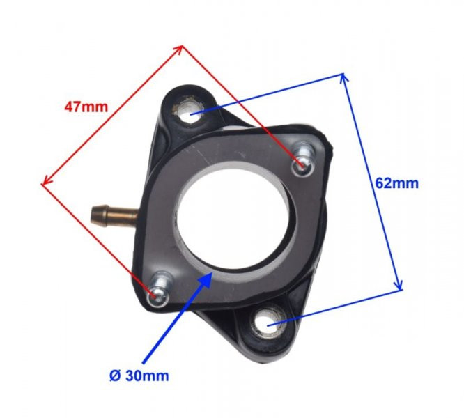 Krócieć gaźnika kolektor ssący  Quad Atv SHINERAY XY250ST-4B