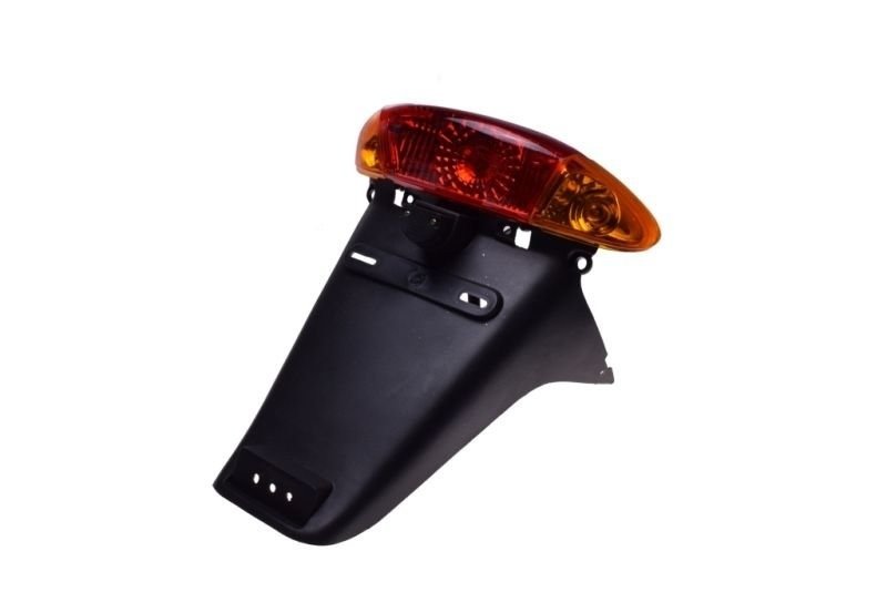 Lampa tył z błotnikiem qt-4 żółty kierunkowskaz