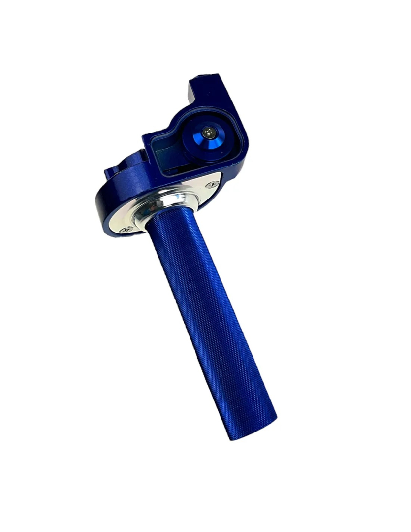 Rolgaz aluminiowy 1/4 niebieski pitbike MRF 120 140 HQ RC SM TTR 160 SM-R