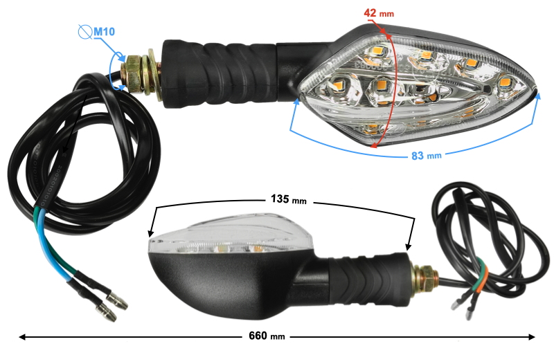 Kierunkowskazy tylne do motocykla Classic 125