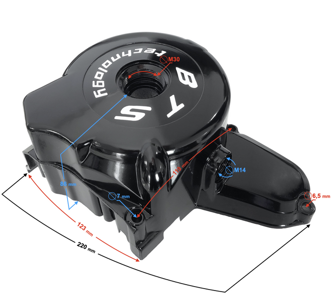 Pokrywa lewa silnika iskrownika zapłonu 139FMB 154FMI Barton Fighter 2