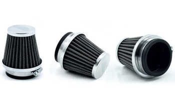 Meiwa filtr powietrza stożkowy chrom 52x74x62mm