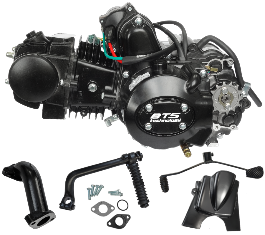 Silnik BTS 154FMI 125cc + gaźnik PZ19 Enduro Cross Junak Barton Romet Zipp