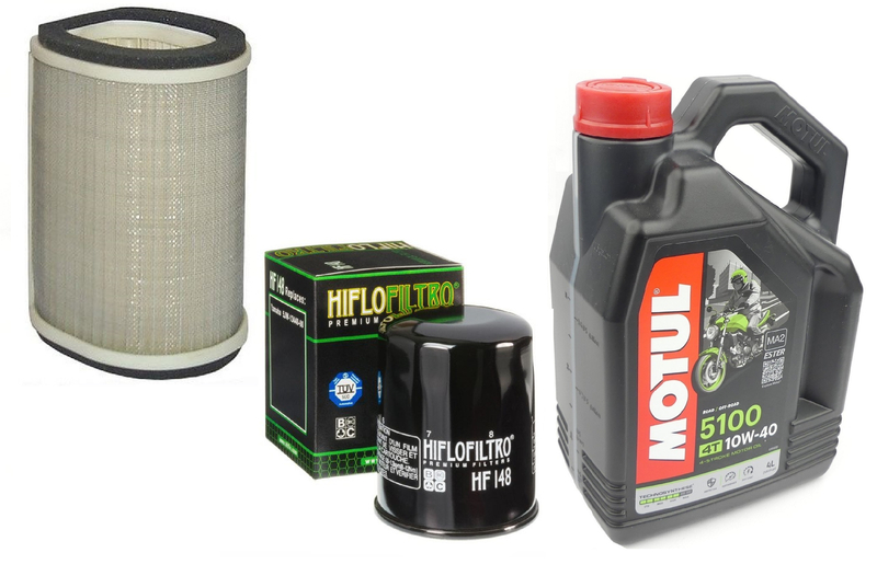 Filtr oleju powietrza olej HF148 Motul 5100 10w40 Yamaha FJR 1300 01-21r