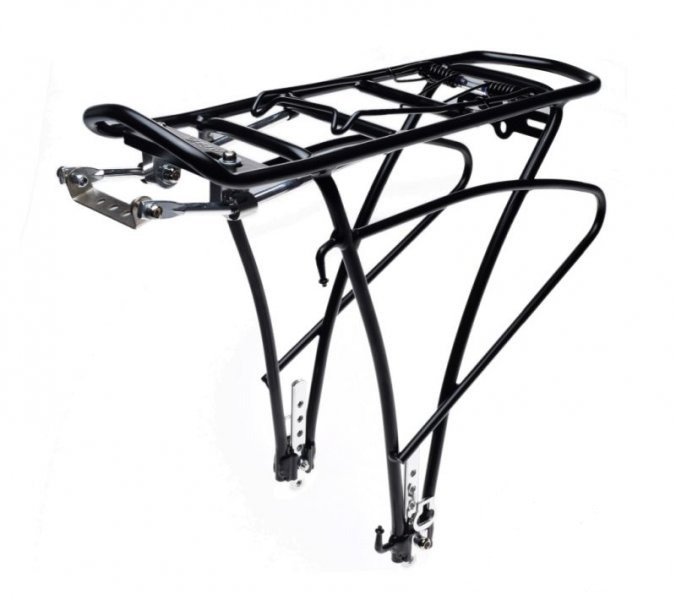 Bagażnik tył rowerowy alu przystosowany do sakw