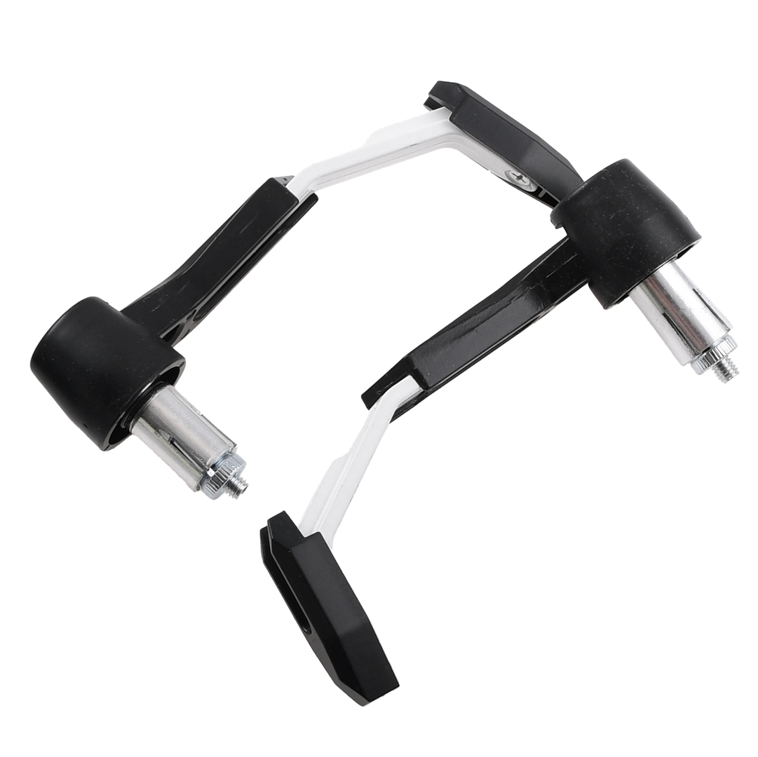 Handbary osłony dłoni kierownicy uniwersalne białe Racing Force