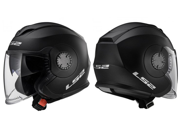 Kask otwarty ls2 of570 verso solid matt black