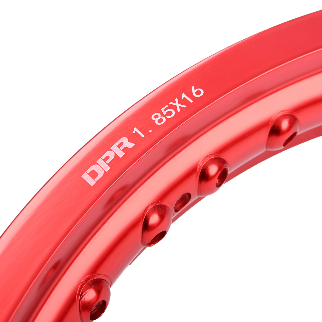 Obręcz koła 1,85x16 aluminiowa czerwona Simson MZ ETZ DPR Classic