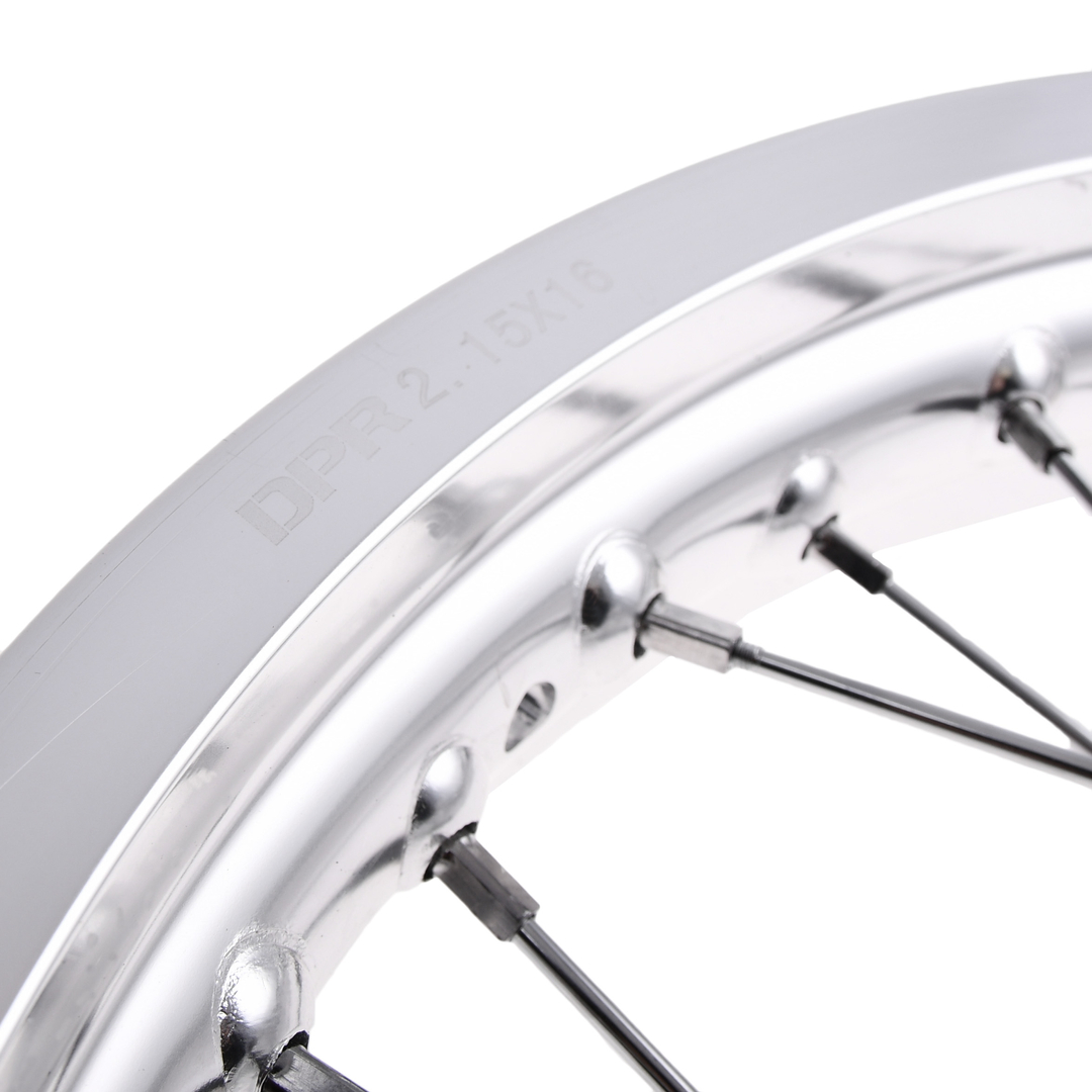 Koło jezdne 2,15x16 Simson S51 alu szprychy chrom DPR