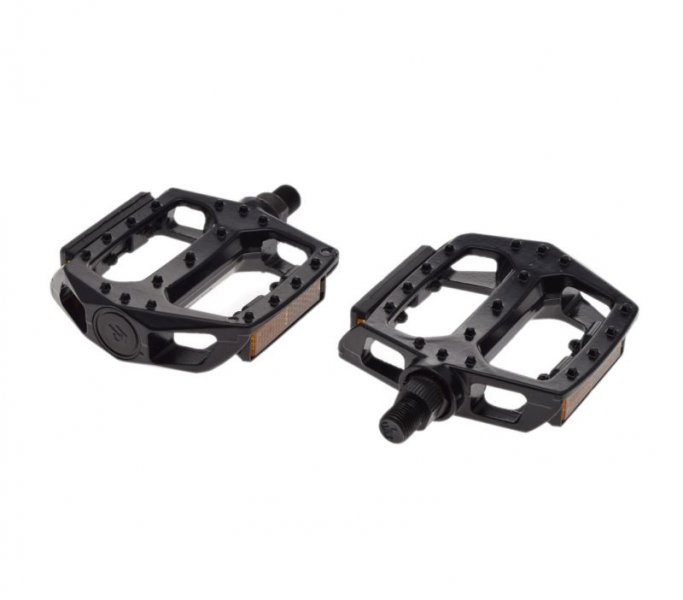 Pedały rowerowe platformowe czarne 1/2 komplet