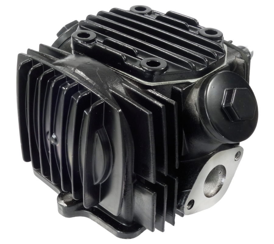 Głowica do silnika poziomego 110cc do motocykla z manulaną skrzynią biegów