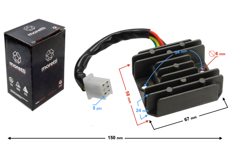 Regulator napięcia 4T motorower motocykl Junak Zipp
