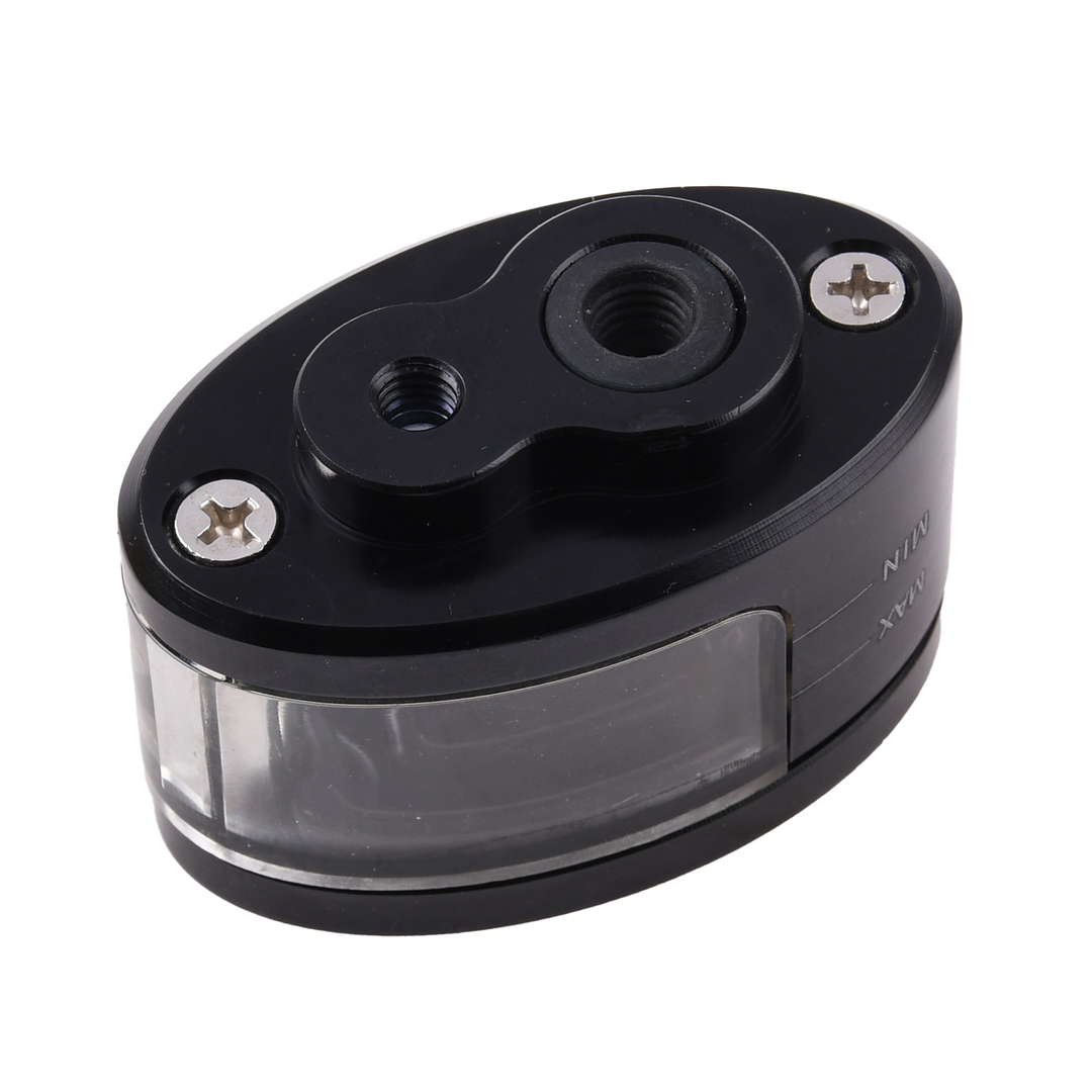 Zbiorniczek płynu hamulcowego aluminiowy czarny