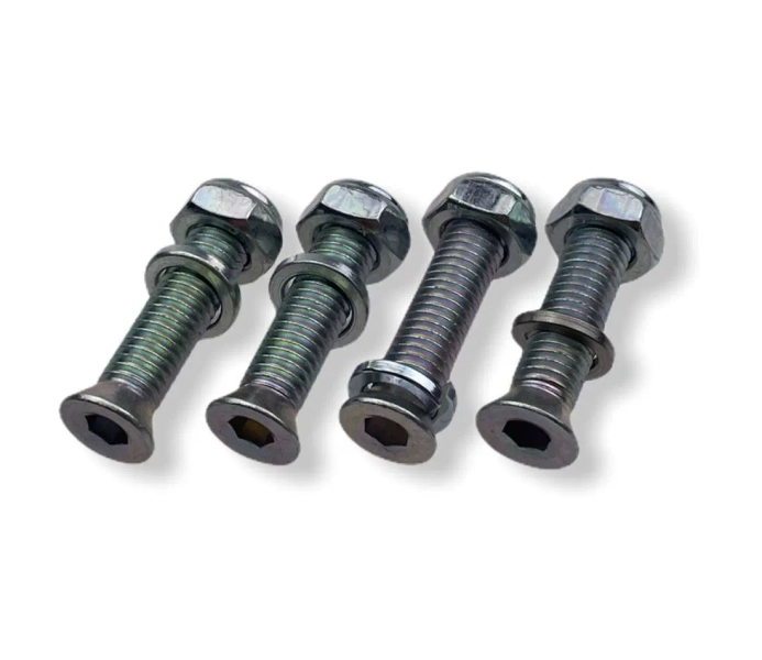 Śruby do montażu zębatki z nakrętkami 4 sztuki pitbike YCF