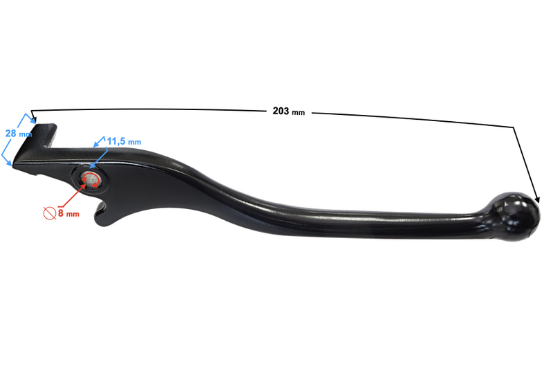 Dźwignia prawa hamulca ręcznego do motocykla Barton Classic 125