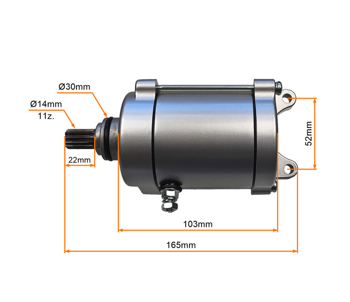 Rozrusznik elektryczny silnika 11z do silników o pojemności 150cc 200cc