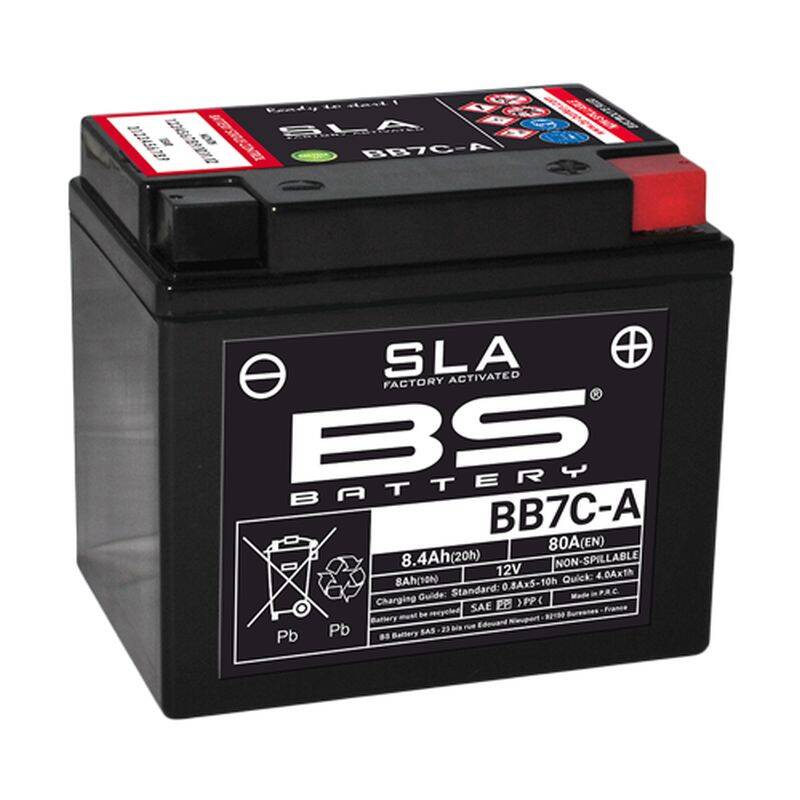 BS akumulator BB7C-A (FA) (YB7C-A) 12V 8Ah Yamaha TW 125 99r TW 200 87-15r