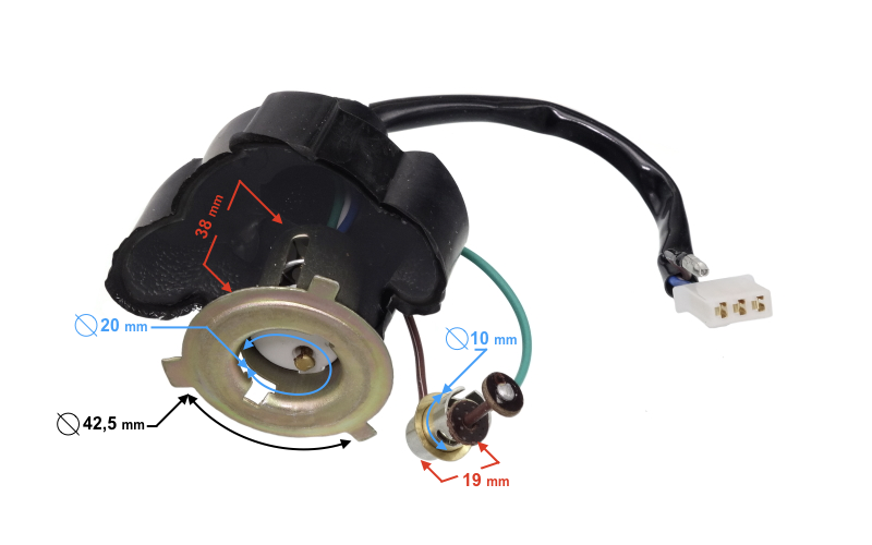 Oprawka żarówki do motoroweru Barton Fighter 2