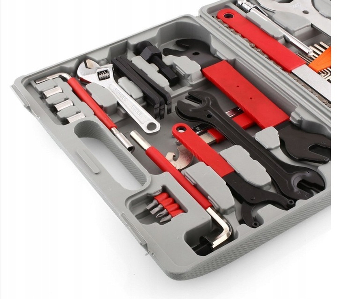 Zestaw do naprawy roweru (duży) narzędzia rowerowe