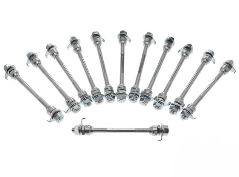 Oś rowerowa koła 8mm przód zwykły dł: 130mm 1 szt.