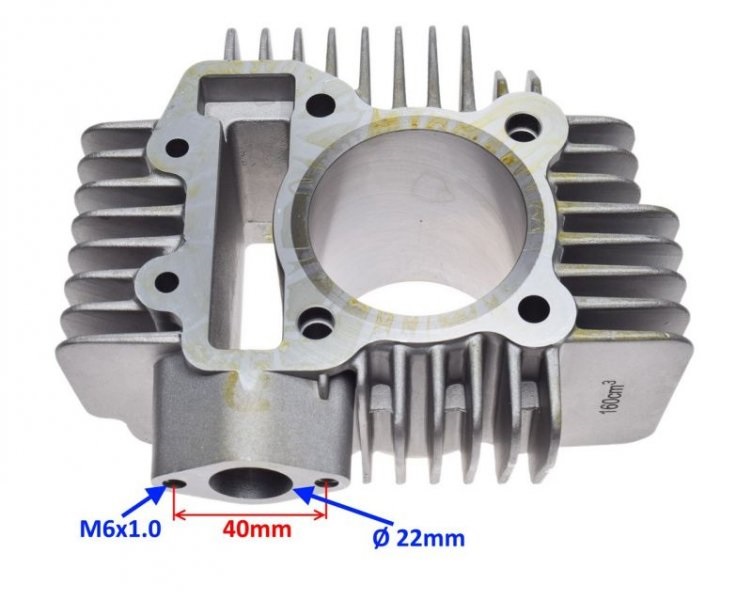 Cylinder PitBike MRF silnik YX160 komplet