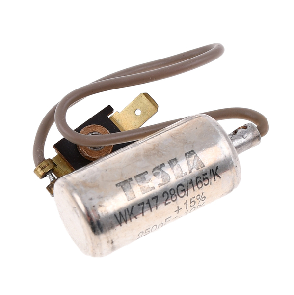Kondensator zapłonu z przewodem Jawa 50 Tesla Czechy
