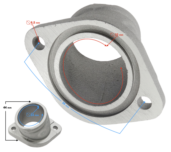 Króciec ssący cross Barton NXT 300