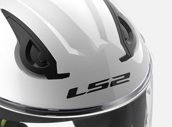 Kask dziecięcy LS2 OF622 Funny II Junior Solid White homologacja ECE 22.06