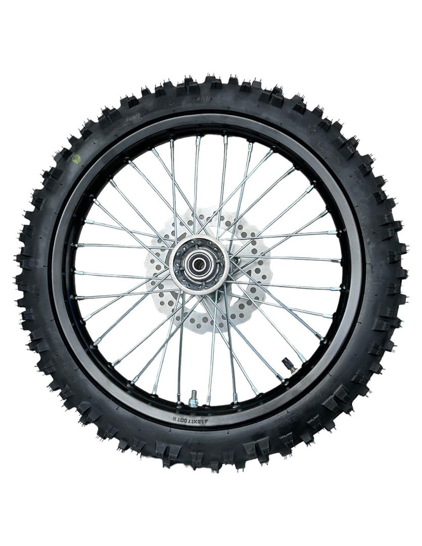 Koło 1.6x17 cali przód aluminiowe pitbike Kayo TT125 140 160 MRF Pitgang