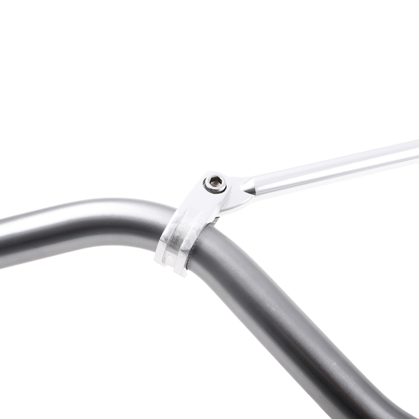 Kierownica z poprzeczką uniwersalna titanium połysk 22mm 71,5cm Racing Force