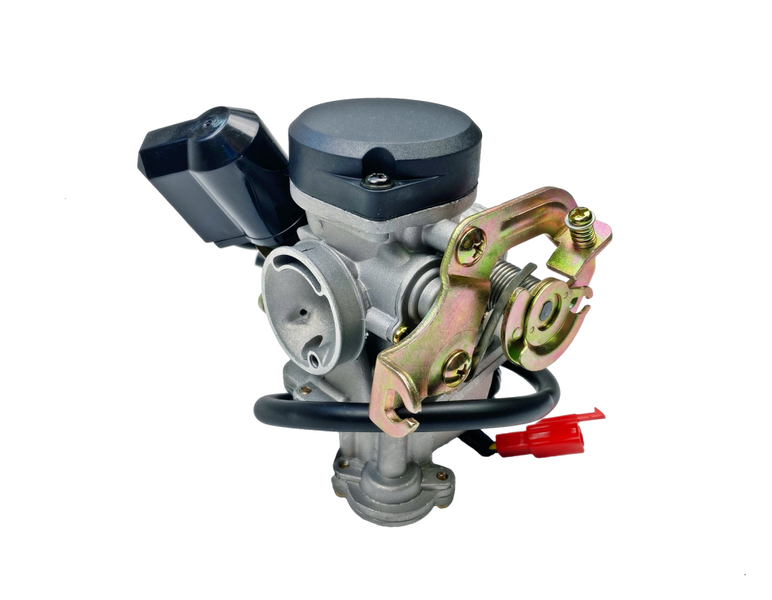 Gaźnik 4T GY6 80cc pompka + plastikowa pokrywka