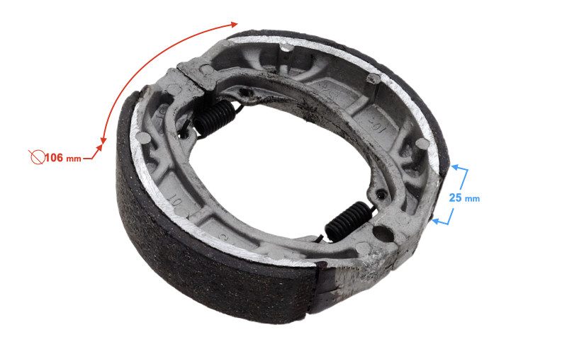 Szczęki hamulca przedniego Barton Ranger Classic