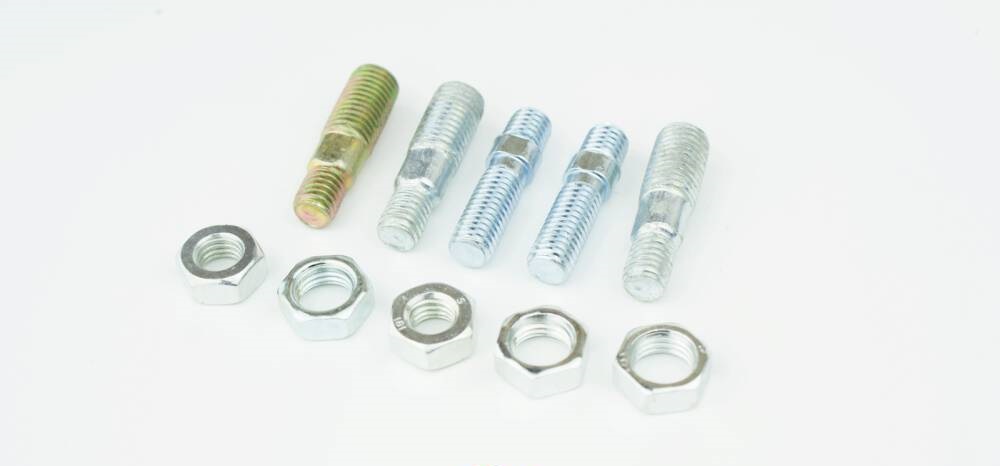 Lusterka motocyklowe czarne ostre gwint M10 kpl