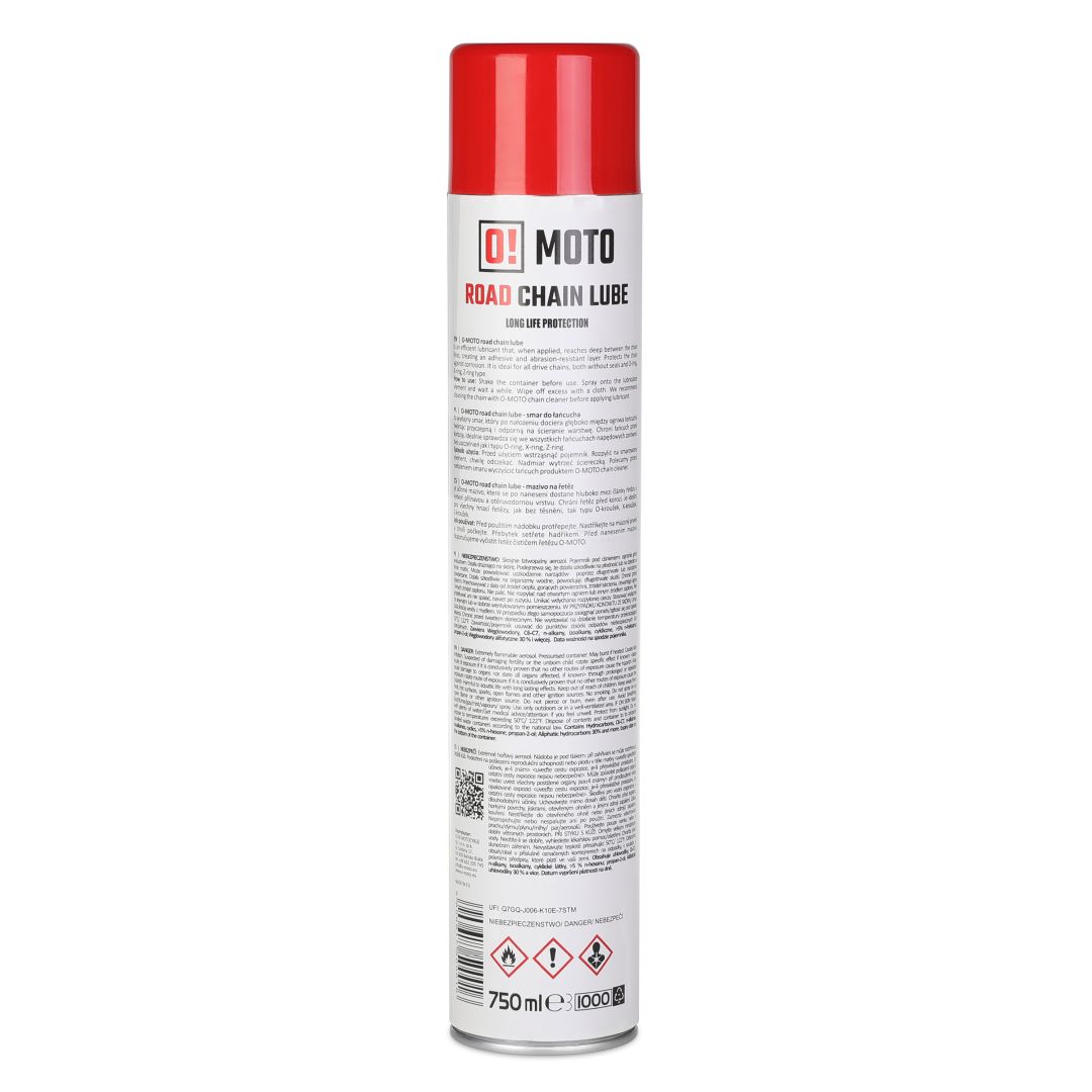 O-Moto Road Chain Lube spray smar do łańcucha 750ml