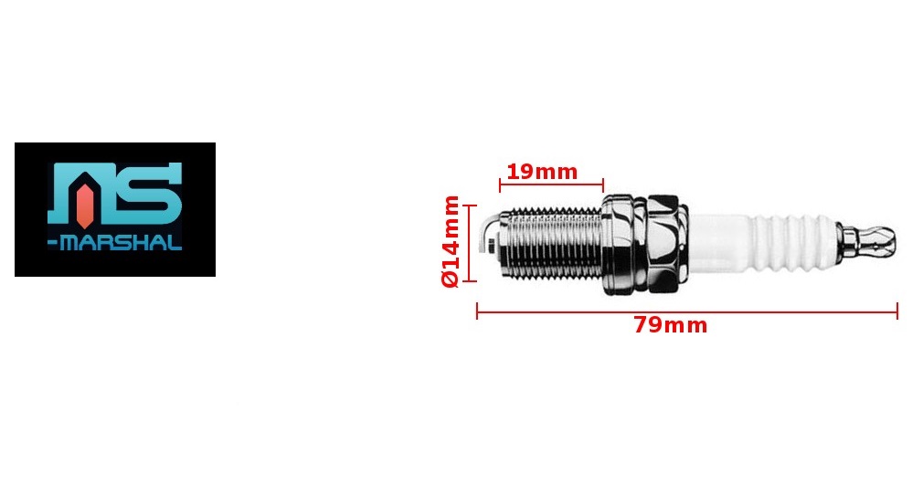Świeca zapłonowa Marshal F9RI (BR8ES) irydowa