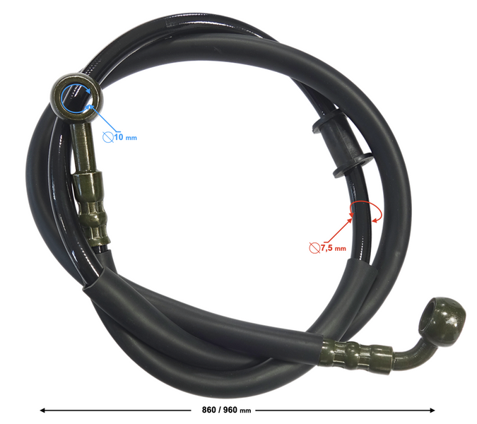 Przewód hamulcowy przedni cz.przednia do Falcon 125cc na wtrysk