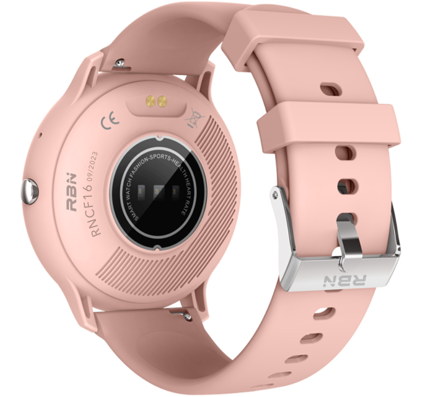 Smartwatch zegarek Rubicon damski RNCF16 różowy tryby sport Google FiT 2023