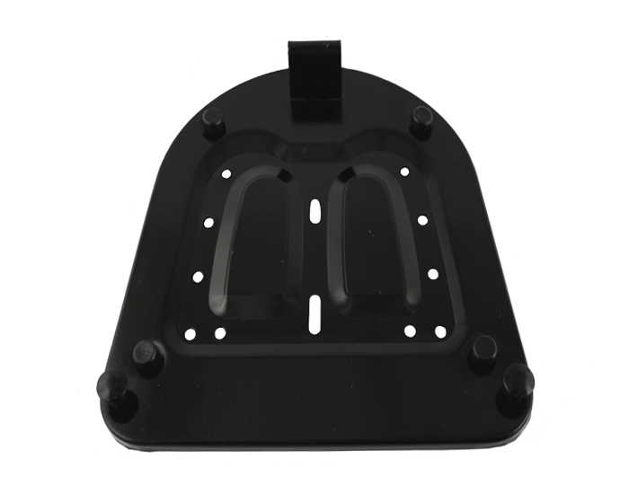 Kufer centralny na motocykl skuter motorower 24l z oparciem kluczyki płyta