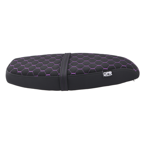 Siedzenie pikowane czarne + fioletowo czarne szwy Simson S50 S51 S70 DPR