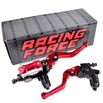 Dźwignie klamki hamulca sprzęgła z pompą hamulcową EVO czerwone