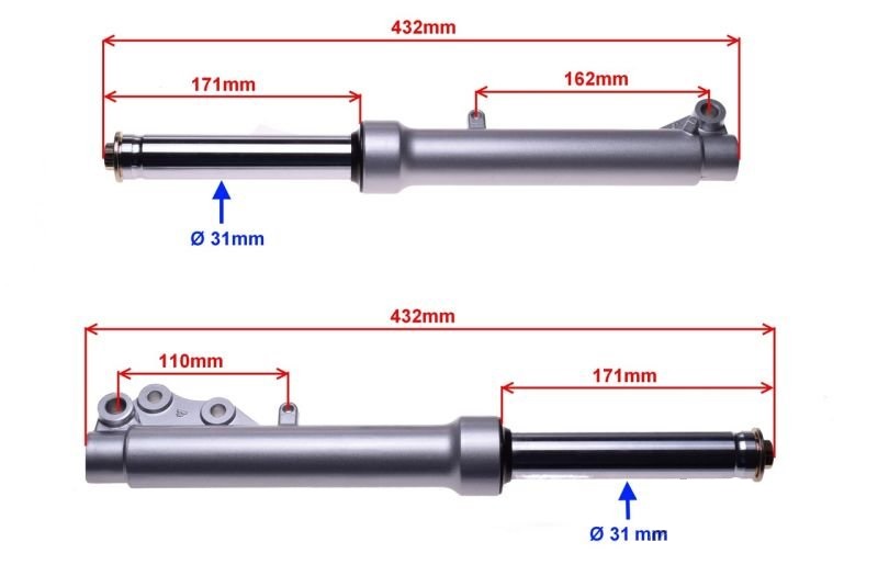 Amortyzatory przód tył lewy prawy Zipp Keeway CPI