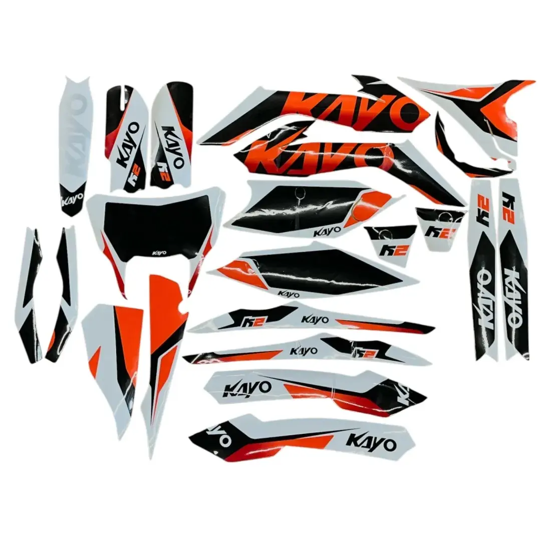 Okleina komplet grafik dirtbike Kayo K2 250 Enduro