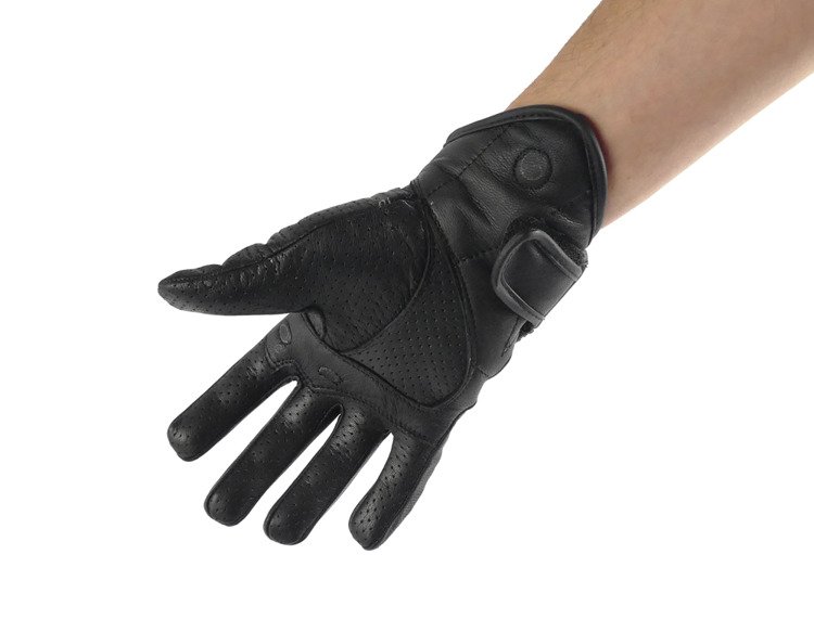 Roleff rękawice skórzane letnie z ochraniaczami