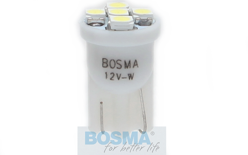 Żarówka t10 led 5 smd 12v w5w postojówka pozycyjna