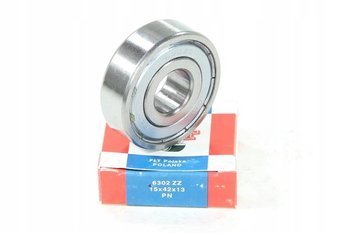 Łożysko kulowe 6302 zz fłt 15x42x13 zamknięte