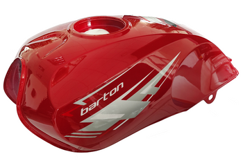 Zbiornik paliwa czerwony do motoroweru Barton Fighter 2