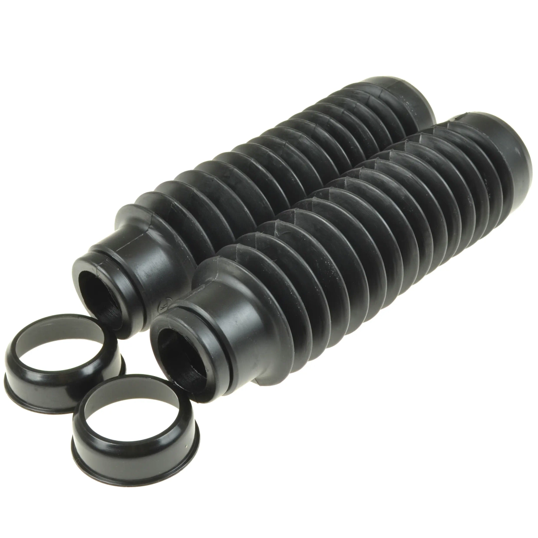 Gumy amortyzatora teleskopu czarne długie Simson Kowalit